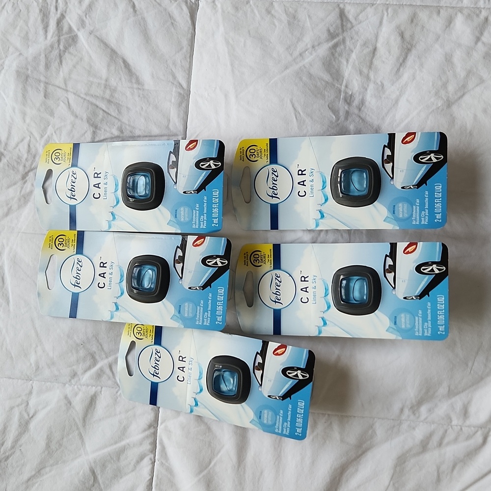 Febreze linen and sky car air fresheners